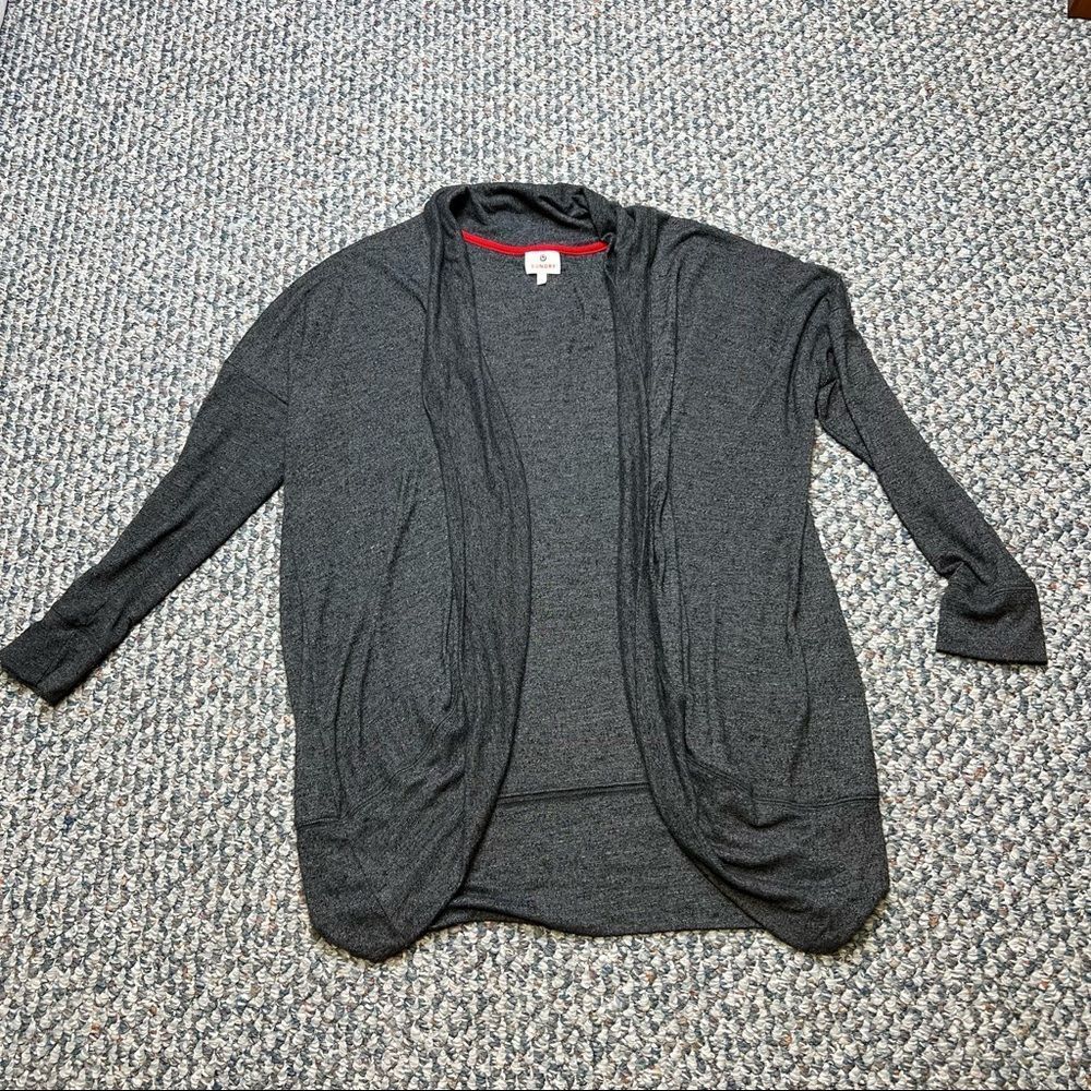 Sundry Open Front Gray Cardigan Womens 4, Size XL